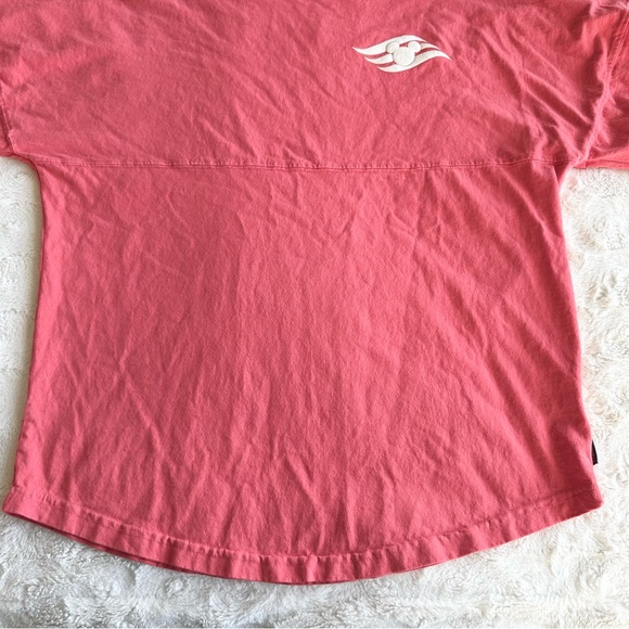 Vintage Disney Cruise Line Spirit Jersey Adult Small Pink Spell Out DCL Mickey - Picture 6 of 12